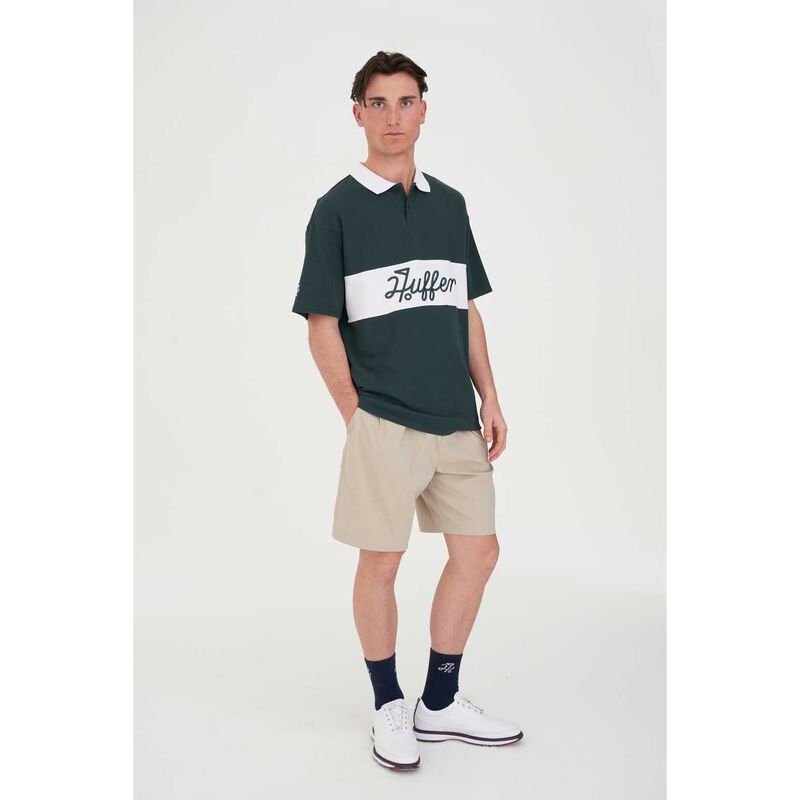 Huffer Golf Par Line Short Sleeve Polo image number 3